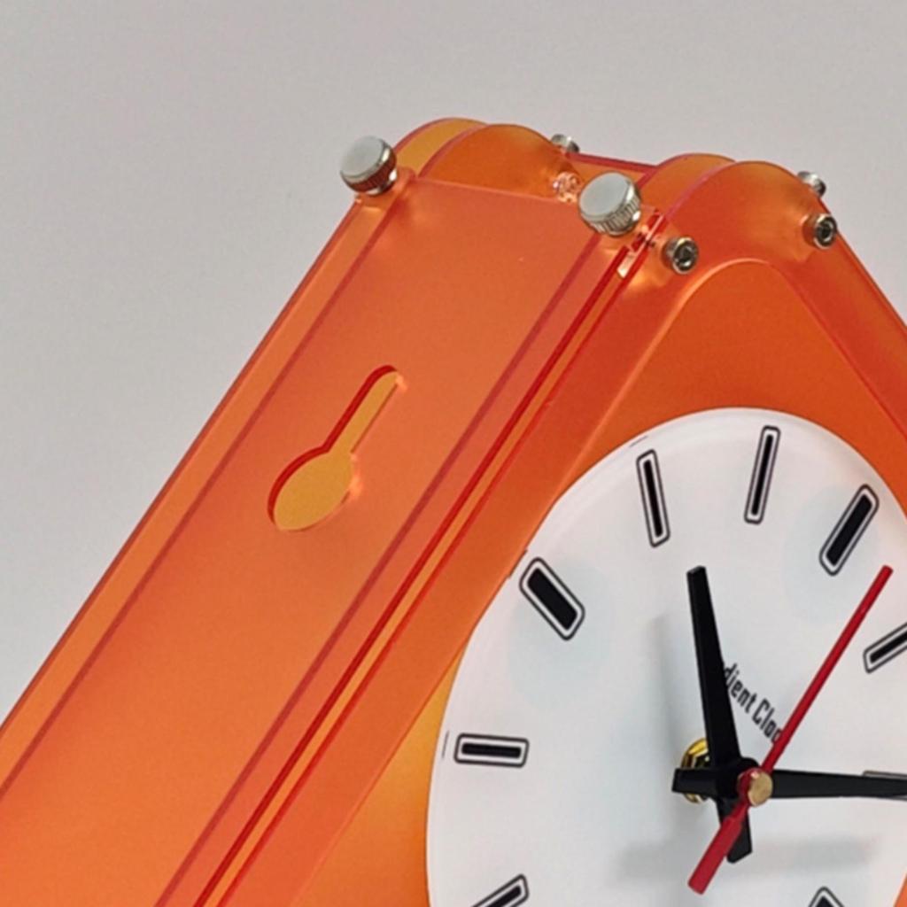Double Sided Corner Wall Clock Easy to Install Timepiece