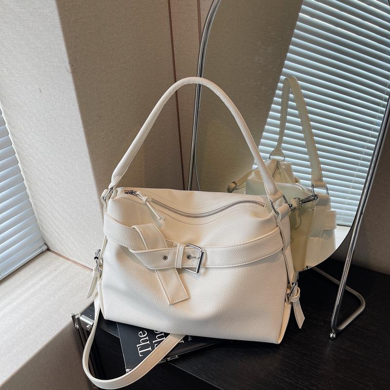 

Ретро сумка большой вместимости женская новая осенняя универсальная сумка-мессенджер для выхода на работу, на плечо, сумка-тоут бежевый