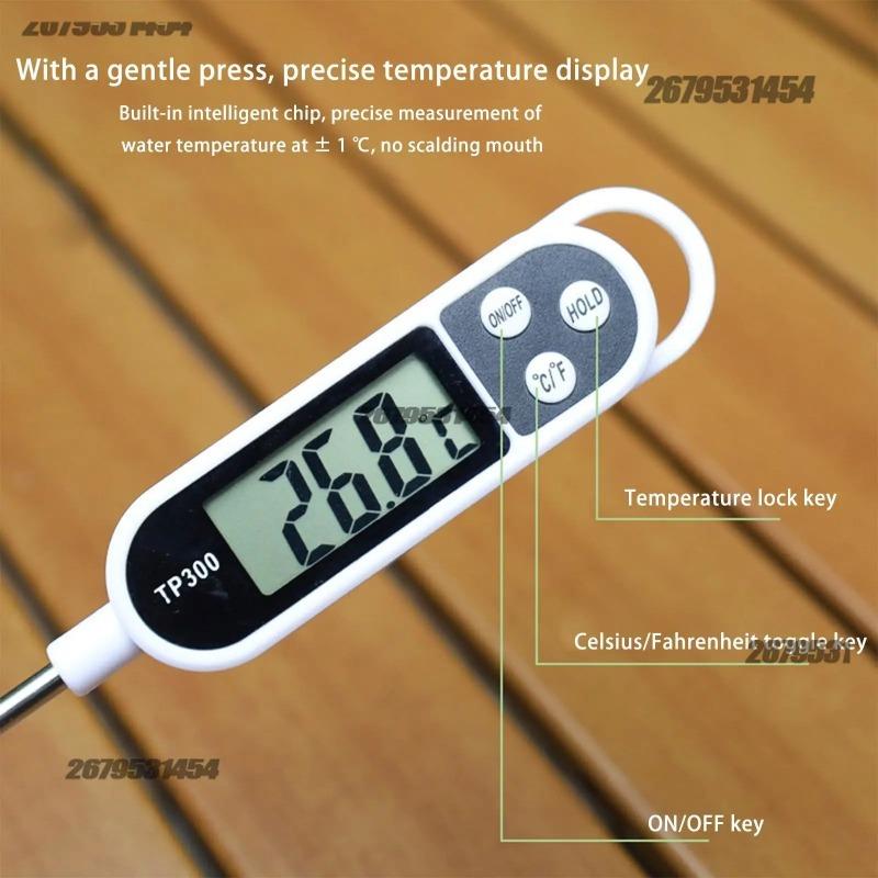 1/2pcs Digital Thermometer Digital Probe Meat/Milk Food Temperature Thermometer Kitchen Cooking Baking BBQ For Kitchen