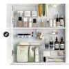 Bathroom Cosmetics Storage Box Makeup Drawer Organizer Modern Minimalist Design Cosmetic Rack Mirror Cabinet Acrylic Storage Box