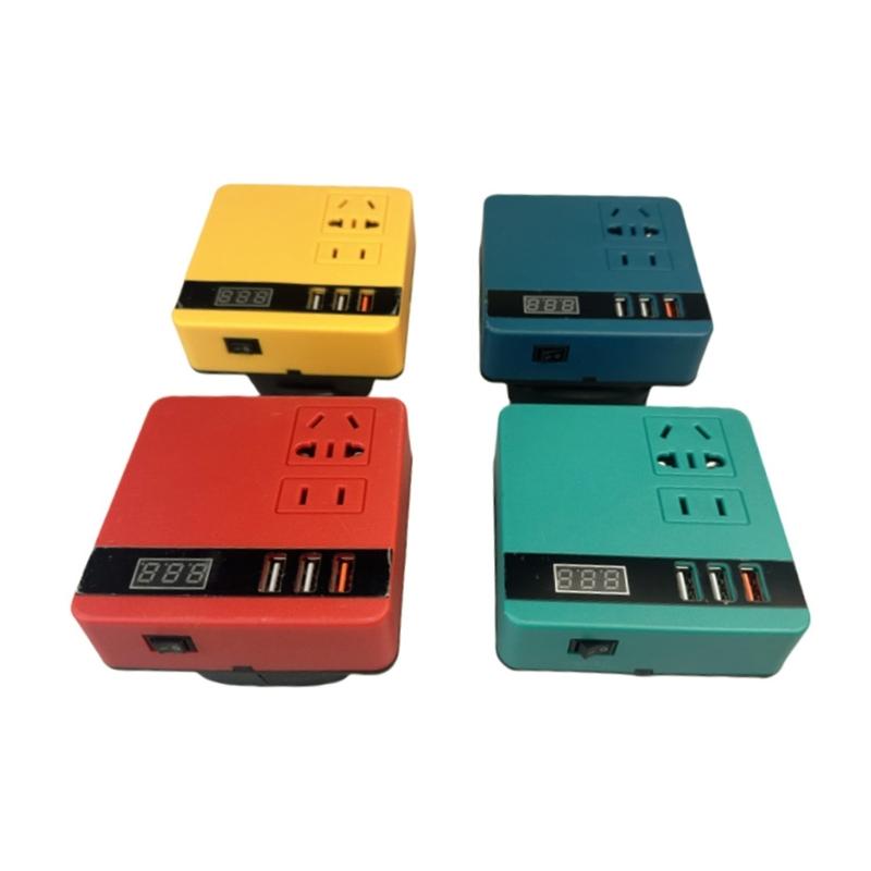 Easy Carry  Power Inverters Small  Power Station Generator Multifunction  Charger Adapter for Battery Converts for Travel & Home