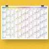12 Month Wall Calendar 2026 30x20 In Wall Mount Wall Planner with Label Stickers Non Laminated Annual Planner Office Use