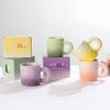 1PC  Explosions Gradient Mug Lovers High-value Cream Ins Wind Ceramic Cups with Gift Cups Wholesale Coffee Mug