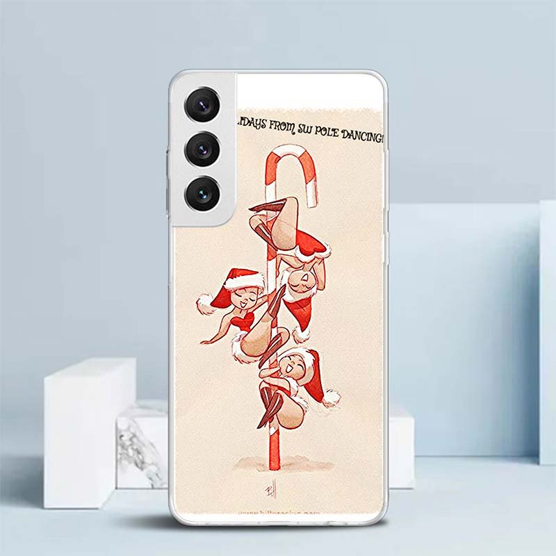 Pole Dancer Dancing Soft Cover for Samsung Galaxy S25 Edge S26 S24 S23 Ultra Phone Case S22 S21 Plus S20 FE Print Pattern Shell