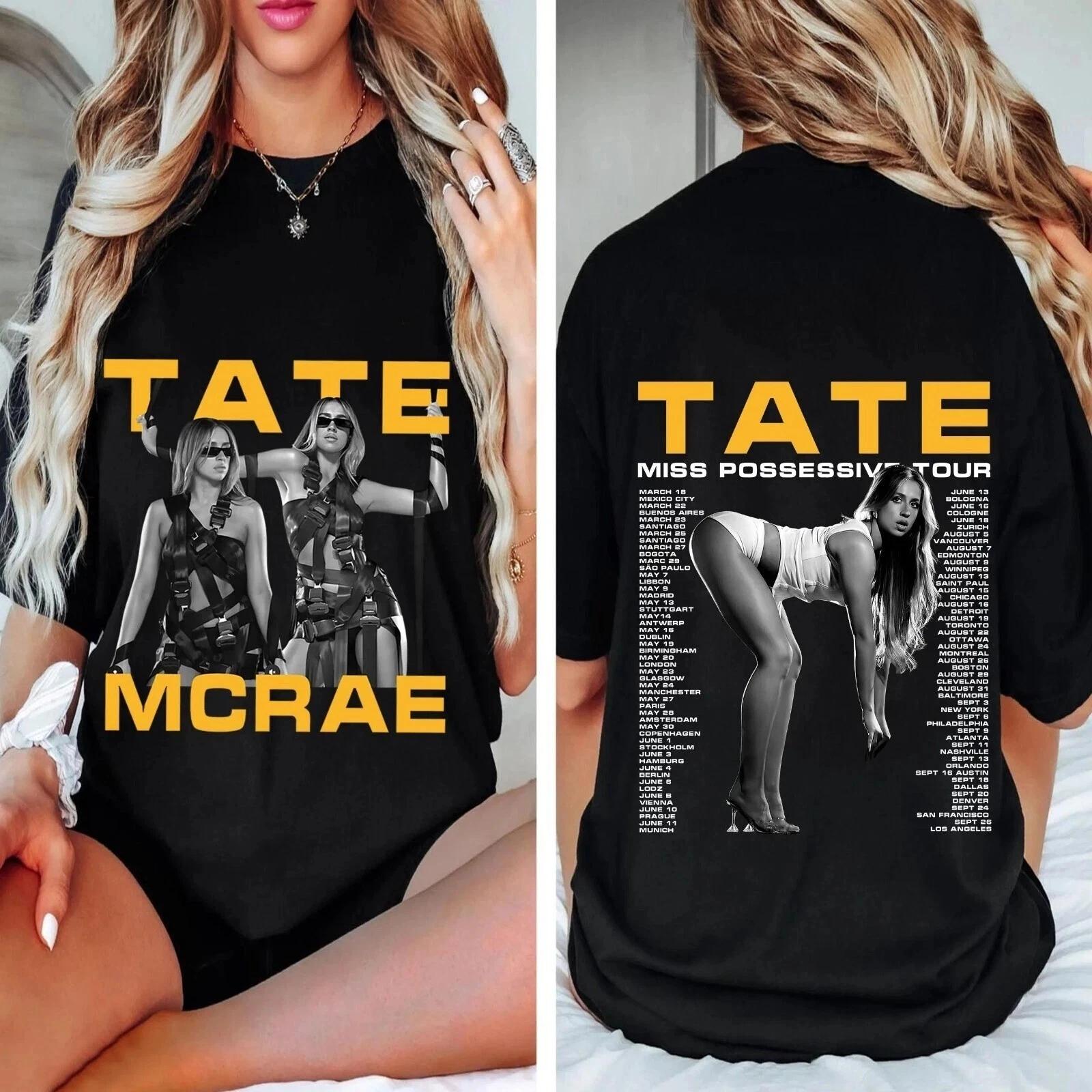 Tate Mcrae 2025 Concert, Tate Mcrae Miss Possessive Tour 2025 T-Shirt S