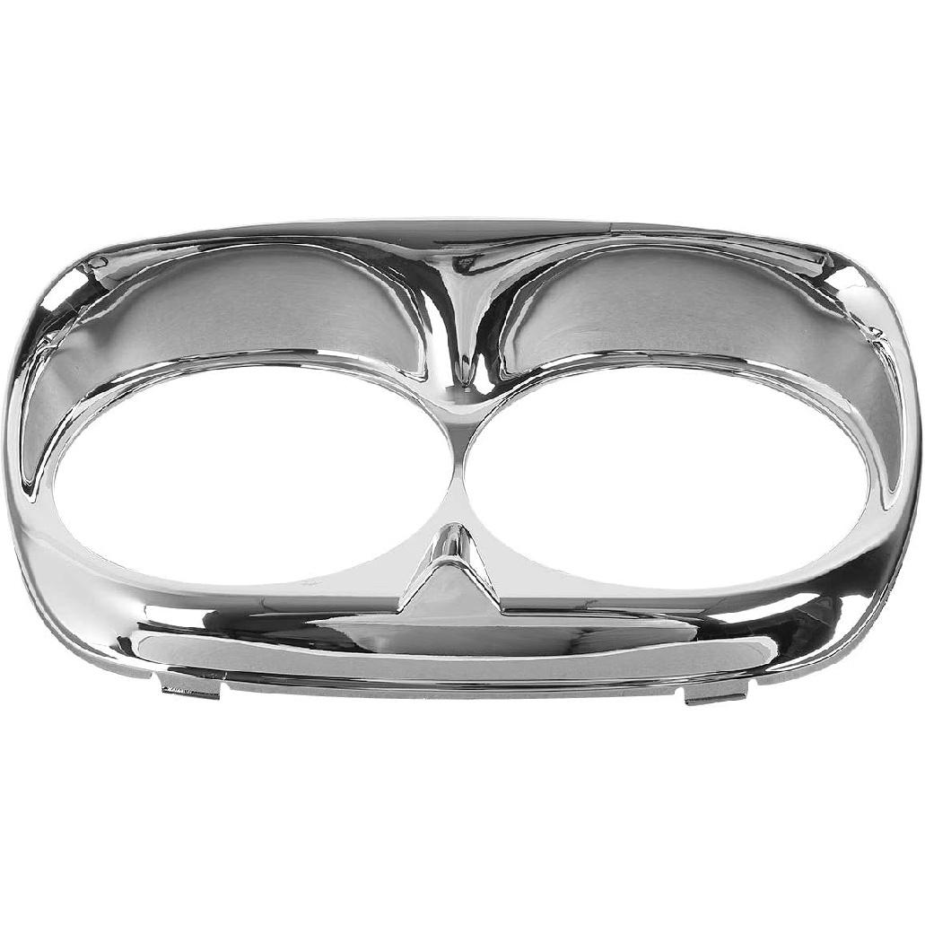

5 3/4 Dual Headlight Bezel Scowl Outer Fairing Cover Fit for Harley-Davidson Road Glide models 1998-2013 Chrome