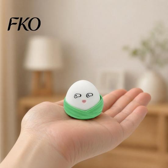 Zongzi Sensory Toy 3D Printed Fidget Clicker, Cartoon Rice Dumpling Finger Stress Relief Food Toy, Gift for Dragon Boat Festival
