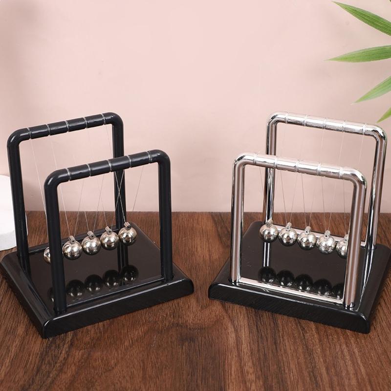 Collision Energy Conservation Ball Book Nook Physics Science Toy Newton Balance Ball Interior Decoration Desk Accessories Home