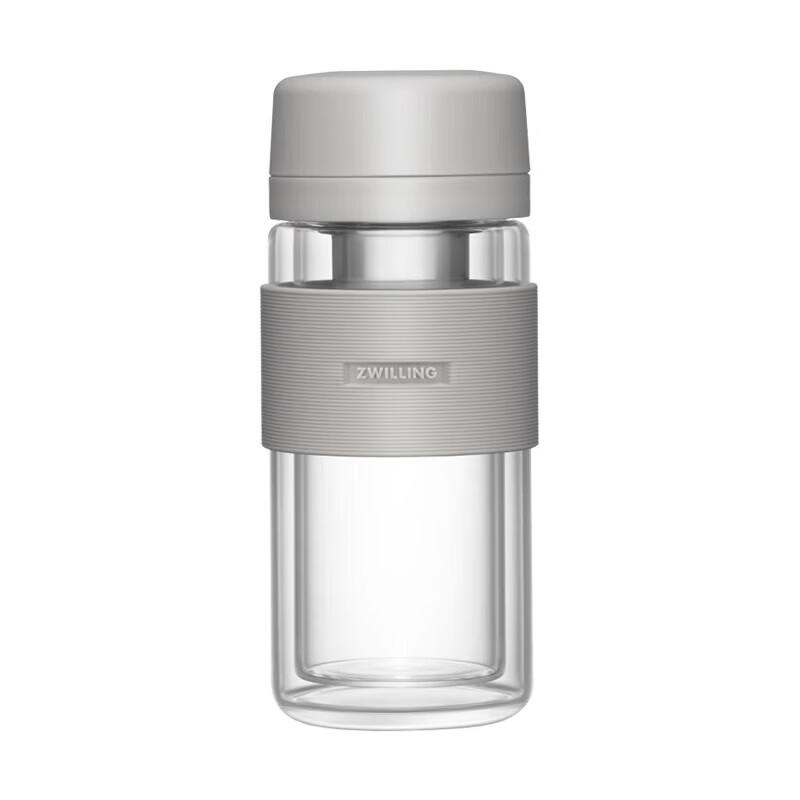 ZWILLING Double Wall Glass Tea Infuser Mug