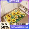 Lemon Print Welcome Doormat Absorbent & Non-Slip Bathroom Floor Mat Soft & Comfortable Housewarming Gift for Bedroom Decor