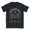Gate To Moria One Tolkien Fellowship TShirt Unisex Women LLords Of The RRings Pure Cotton Tee Shirt Round Collar T Shirts