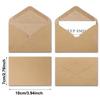 100pcs 7x10cm Bulk Kraft Paper Envelopes - Ideal for Wedding Invitations, Love Letters, Gift Cards & Office Mailing