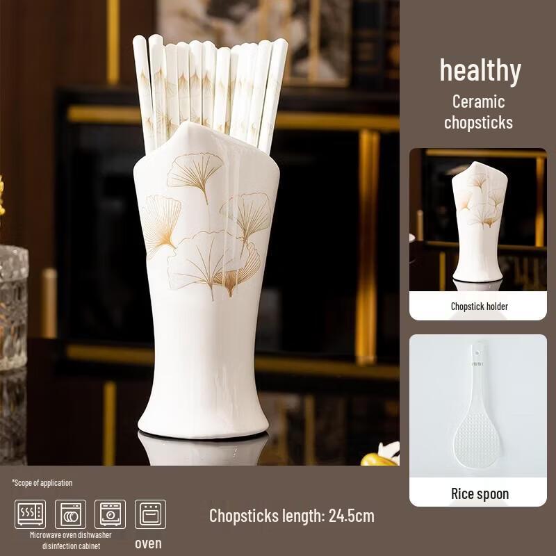 HANDUNYOU Ceramic Chopsticks Set