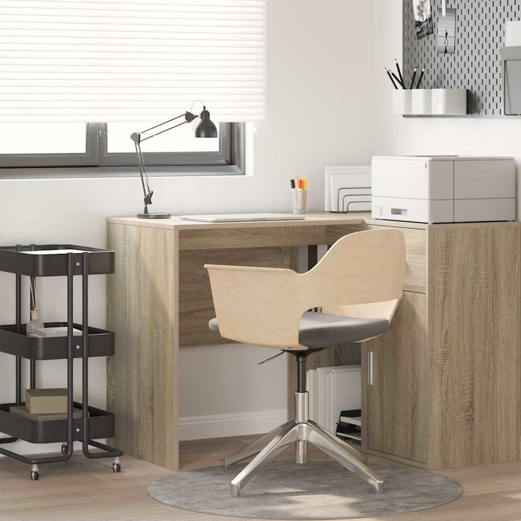 Desk in Sonoma Oak 102 x 50 x 75 cm engineered wood