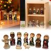 Manger Figure Christmas Resin Ornaments, Home Decorations, Party Light Luxury Gifts, Window Display Props