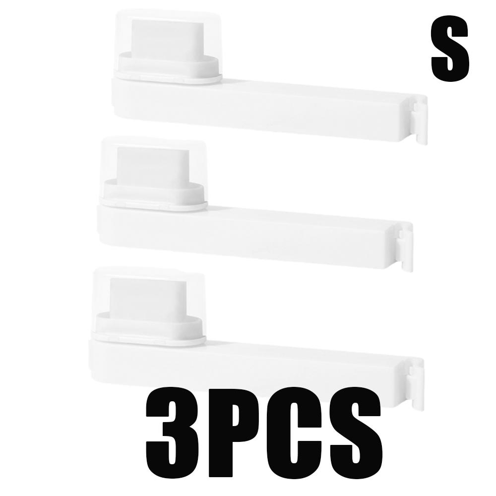 1-3 Stück mit Deckel Versiegelnde Lebensmittelbeutel-Clips Kunststoff Küche Lebensmittel Feuchtigkeitsdicht Staubdicht Milchbeutel-Clips Versiegelungs-Konservierungswerkzeuge
