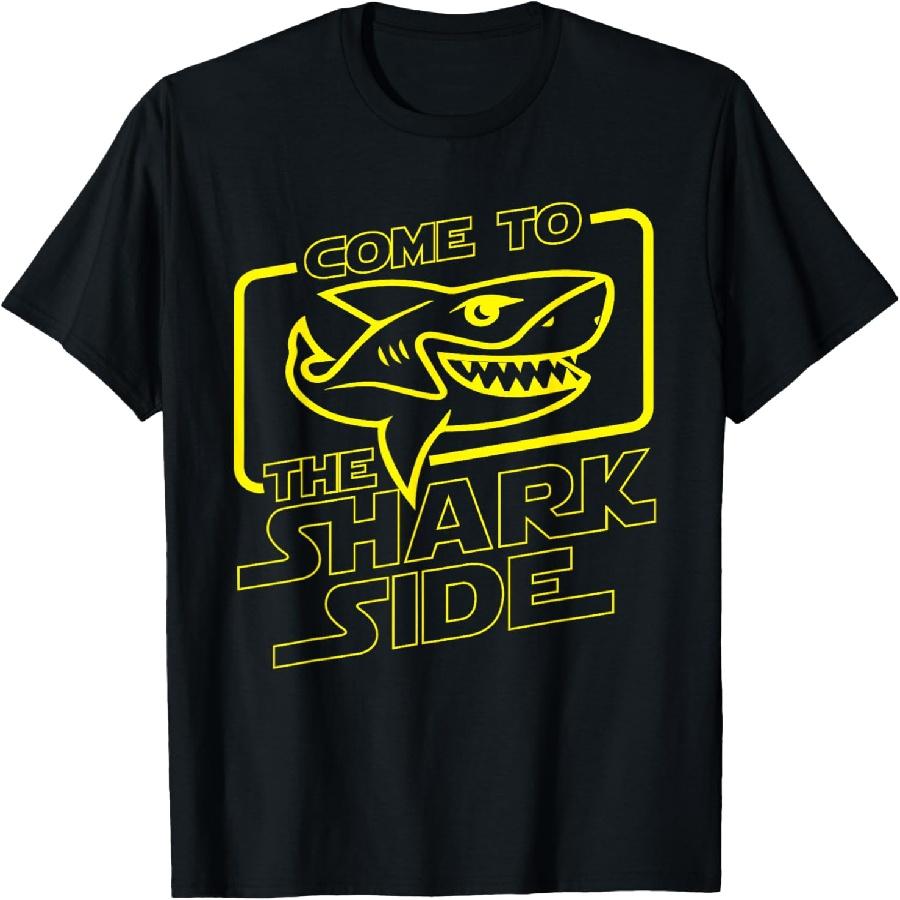 

Come To The Shark Side - Funny Shark Lover Ocean Wildlife T-Shirt XXXXXL чорний
