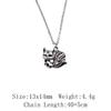 Vintage Animal Pendant Necklace Cat Animal Charm Necklaces Forest Ocean Western Jewelry Gift For Making DIY