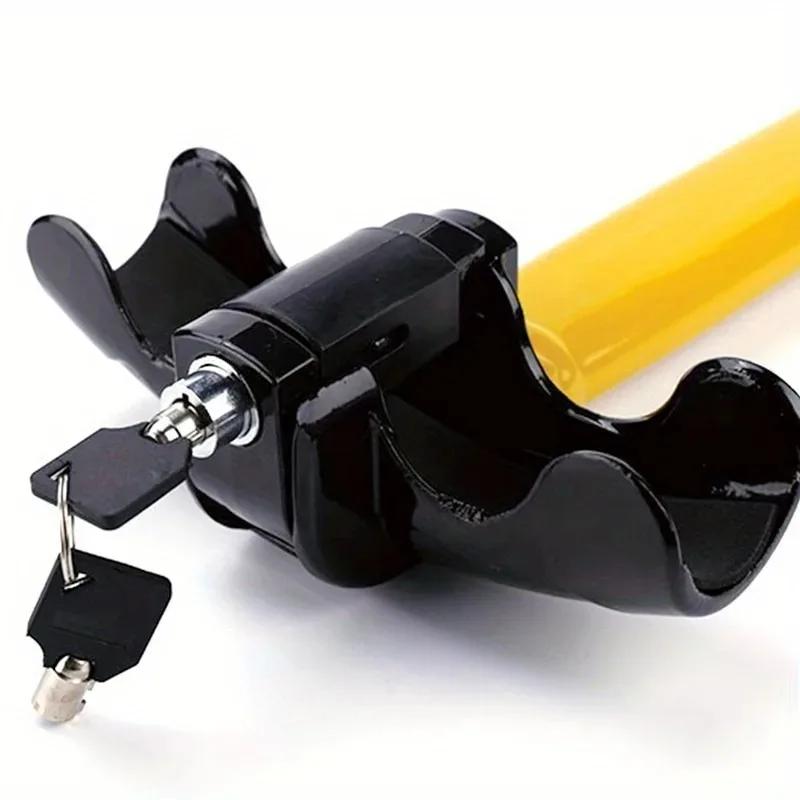 Universal Car Steering Wheel Lock Heavy Duty Anti-theft Car Van Security Rotary Steering Wheel Lock Enhance Automobile Security