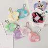 1 Inch ID Photo Card Holders with Keychain Angel Wing Postcard Collector for Everyday Use Protects Photos from Damage