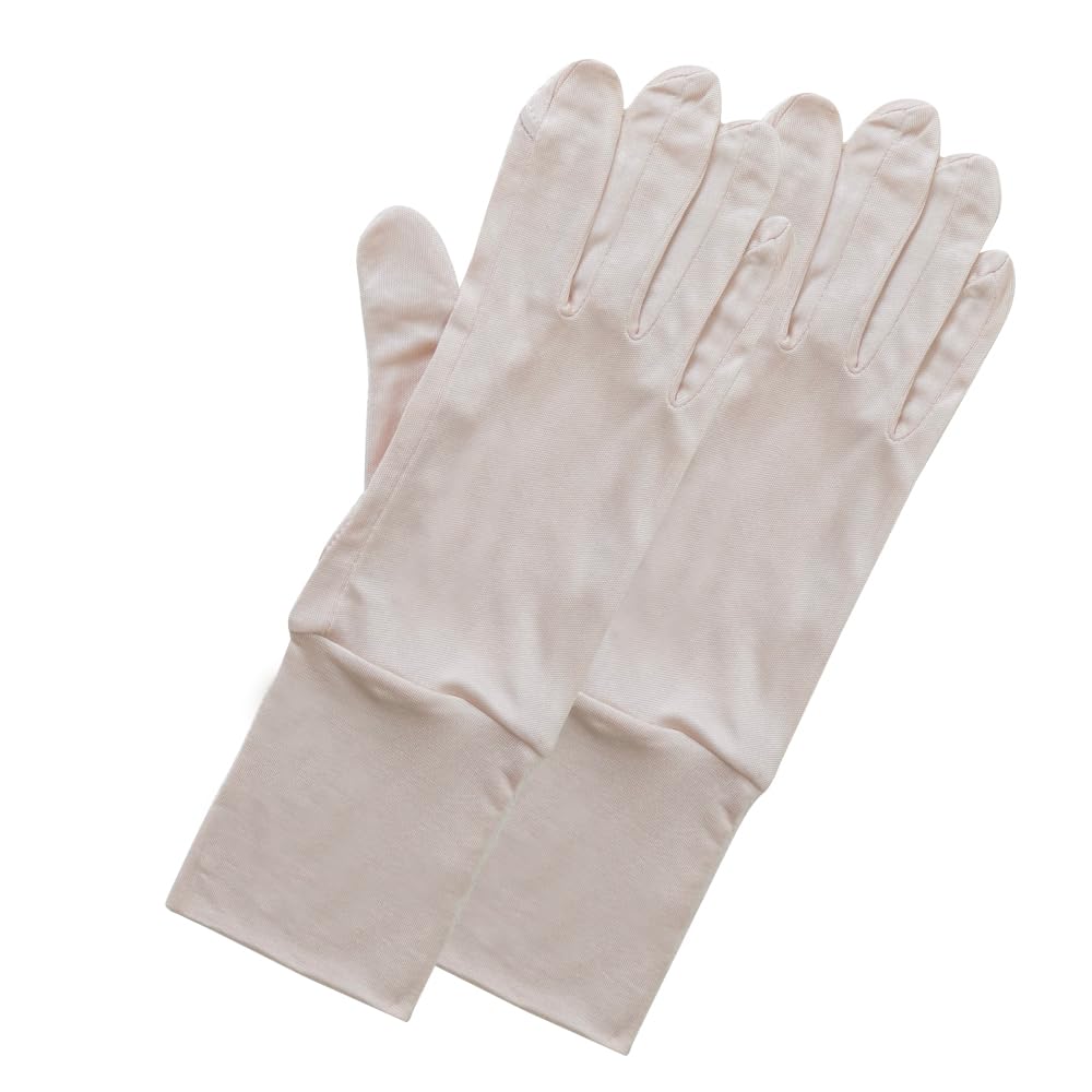

Silk Long Smartphone UV Summer Sunburn Short Sleep Nail Night Prevents Dryness and Skin Day [SIL-VENDER] 100% Gloves, Wrist, Compatible, Protection,