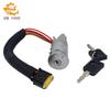 AL133 7701469419 Withe Two Keys Ignition Switch Starter Lock For Renault Clio MK2 Megane Scenic 1998-2005