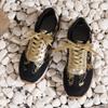 Fashion 2025 Fashion Big Size Autumn New Butterfly Cross-border for Round Head Comfortable Flat Sports Single Shoes Women