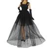 Formal Doll Clothing Accessory for Around 30 Cm Dolls, Tulle Gown Outfit for Shelf Display, Styling, and Photo Use