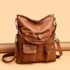 Women's vintage cargo bag one-shoulder crossbody bag