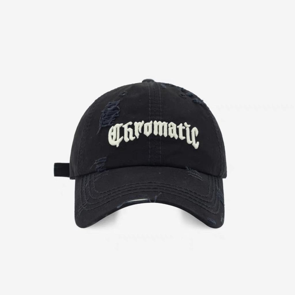 Three dimensional Letter Embroidery Baseball Cap  A Korean Style Fashionable Street Cap with Holes for Both Men and Women