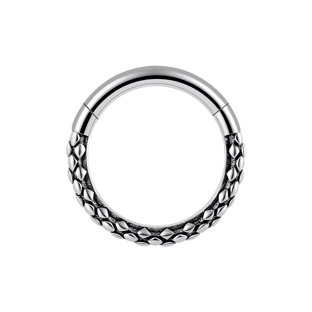 Multifunctional Nose Ring Seamless Design Comfortable Wear Body Piercing Jewelry Stainless Steel Fashion Accessories
