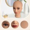 Female Mannequin Head Display Stand Bald Multipurpose Dummy Model Headphones Rack for Sunglasses