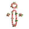Hawaiian Leis Party Decorations, Hawaiian Flower Necklace Flowers Bracelets Headband, for Tropical Hawaiian Party Theme Beach Party