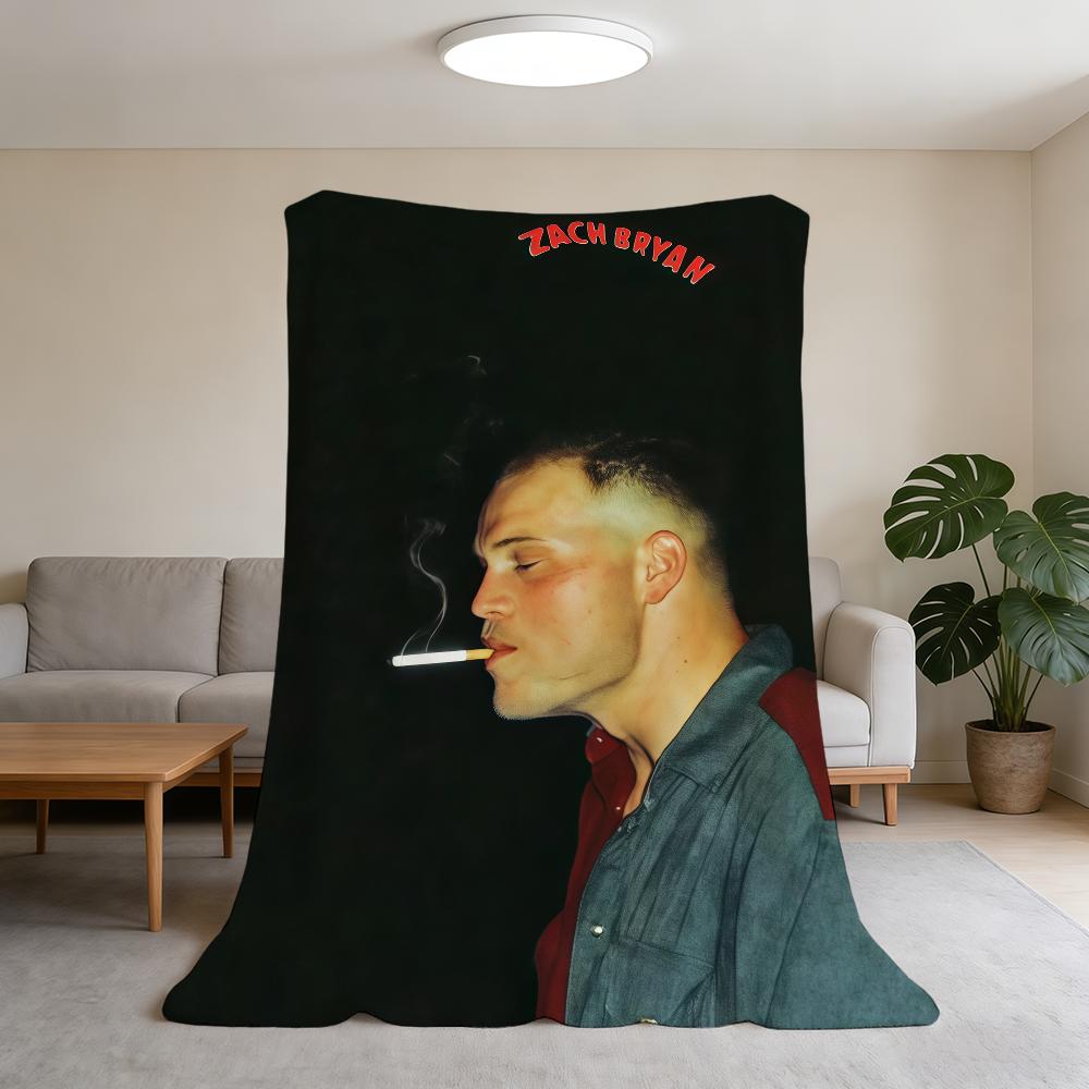 

Z-Zach Blanket Super Warm Comfortable Singer Plush Throw Blanket Child Music B-Bryan-ES Home Sofa Bedroom Gift 75x90cm