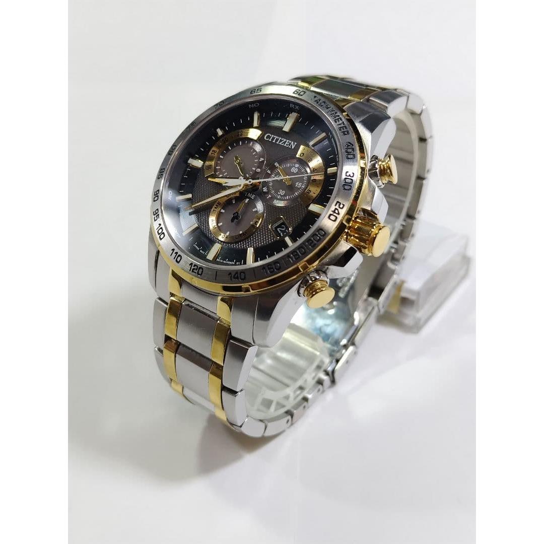 Citizen Chronograph Eco Drive Japanet Collaboration Radio Clock Water Resistant to 20 ATM
