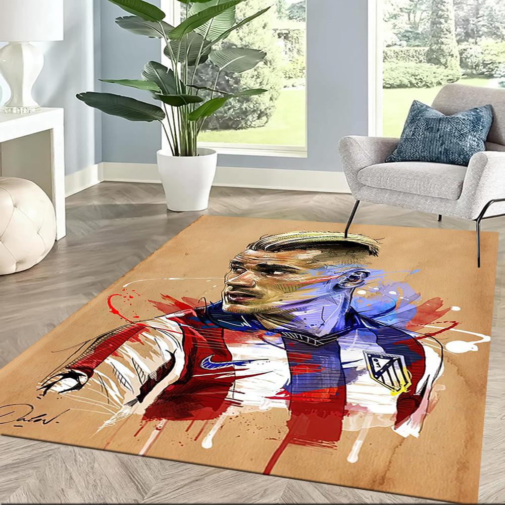 Atletico Madrid Floor Rug Office Rug Perfect For Hallway Outdoor Living Rooms Decorate Room Antislip Carpet Decorate Offices