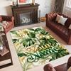 Landscape Theme Crystal Velvet Floor Rug Personalized Custom Name Text Warm Carpet Home Decoration