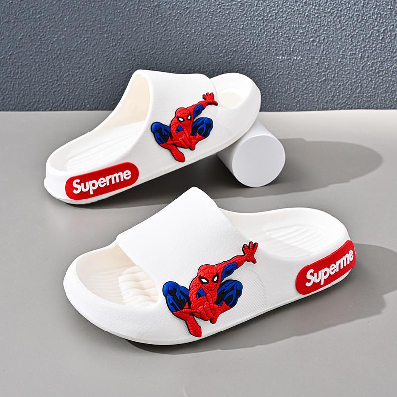 Jungen Bequeme Spider-Man Themen Indoor Rutschfeste Weiche Sohle Slipper Sandalen für Sommer