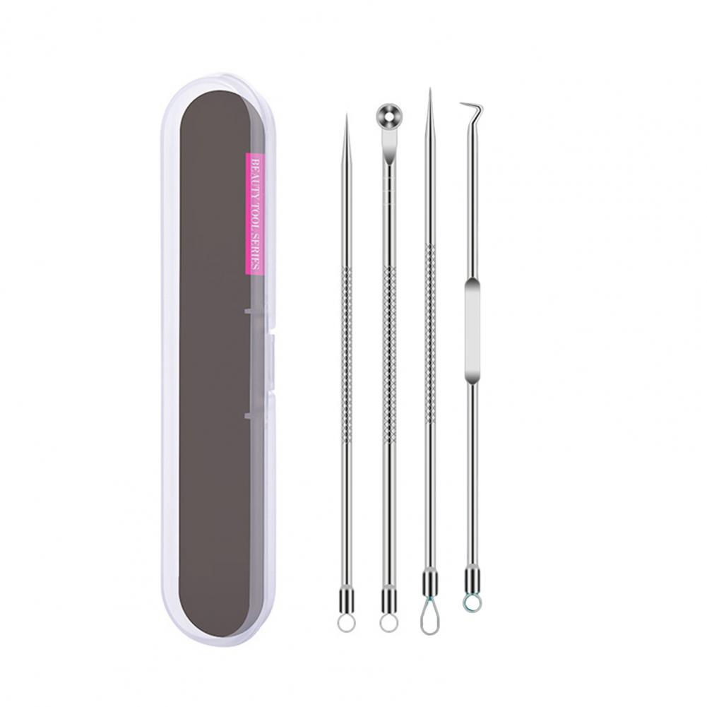 Blackhead Remover Kit Stainless Steel Acne Needle Tweezers Set for Facial Cleansing Tools Professional Pimple Popping Tools