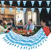 20 Pieces String Flags Decor Pennant Banner Flags Bunting Banner Themed Decoration for Oktoberfest Party Home Picnic Backyard