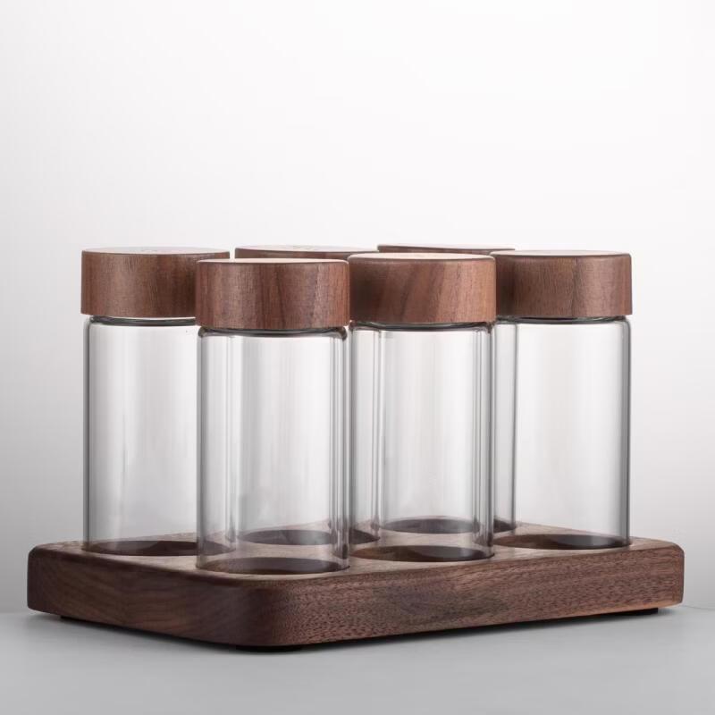 

Wooden Coffee Bean Storage and Preservation Set