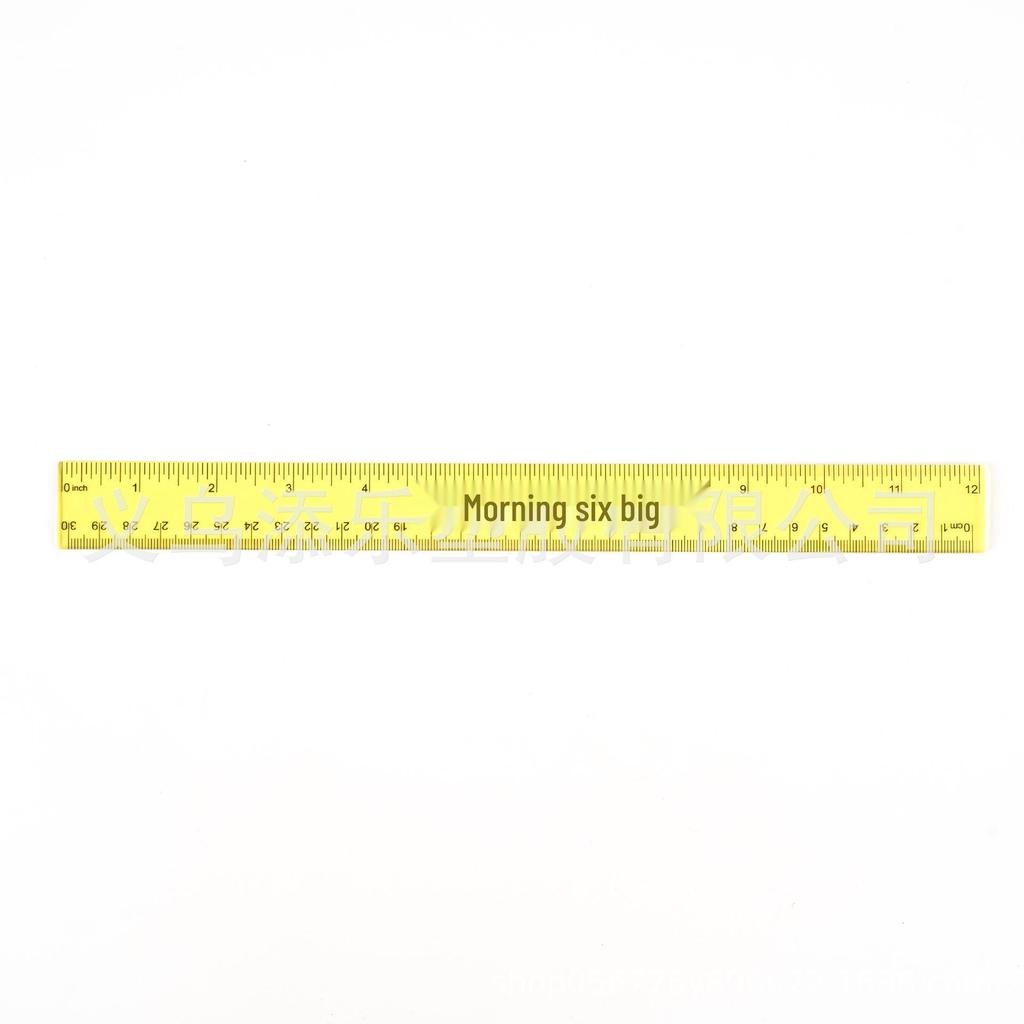 30cm Colored Plastic Ruler for Art and School Use