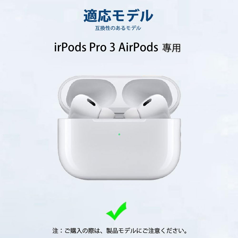 Genuine Leather Case for AirPods Pro 3 2025 New AirPods Pro 3 Protective Full Wireless Charging Visible LED Light (YEZHU Release) Shockproof,