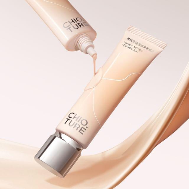 CHIOTURE - Light Long-Lasting Liquid Foundation - 2 Shades 00# Ivory - 30g