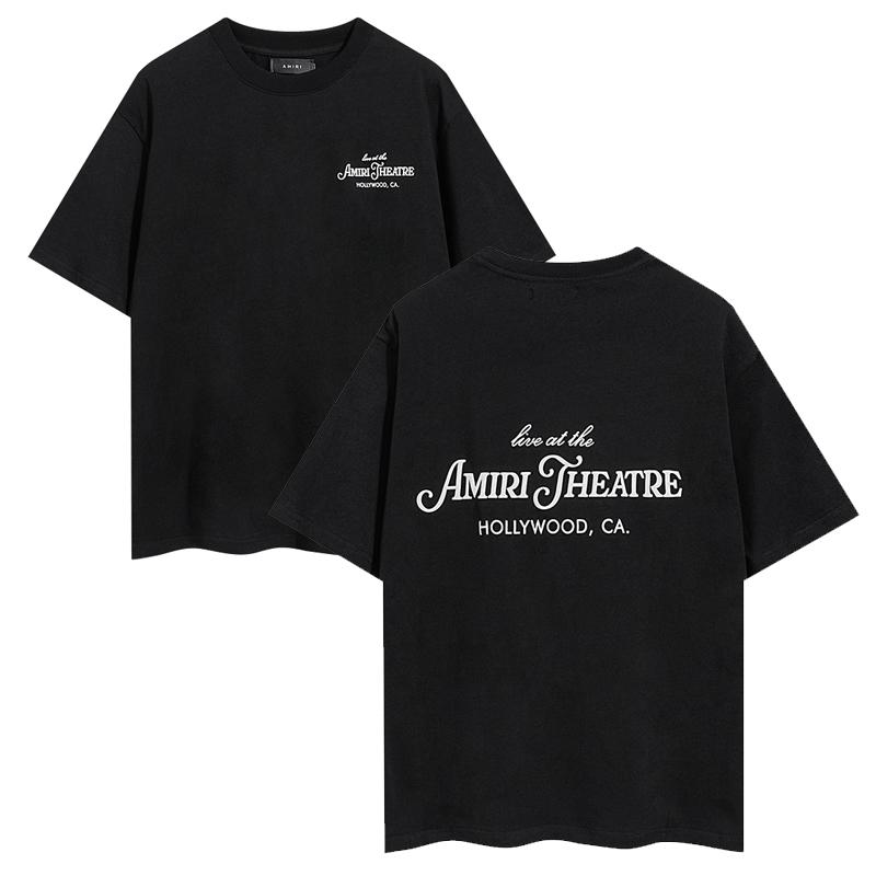 2068 Amiri 2025 Sommer Neu Herren- und Damen Locker Hochwertige Baumwolle Übergröße T-Shirt Partner-T-Shirt