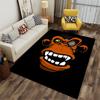 Monkey Face with Spiral Eye Suitable As a Non-slip Mat for the Living Room or Bedroom Sofa