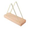 Napkin Holder Unique Creative Iron Wooden Standing Napkin Dispenser for Home Hotel Desk