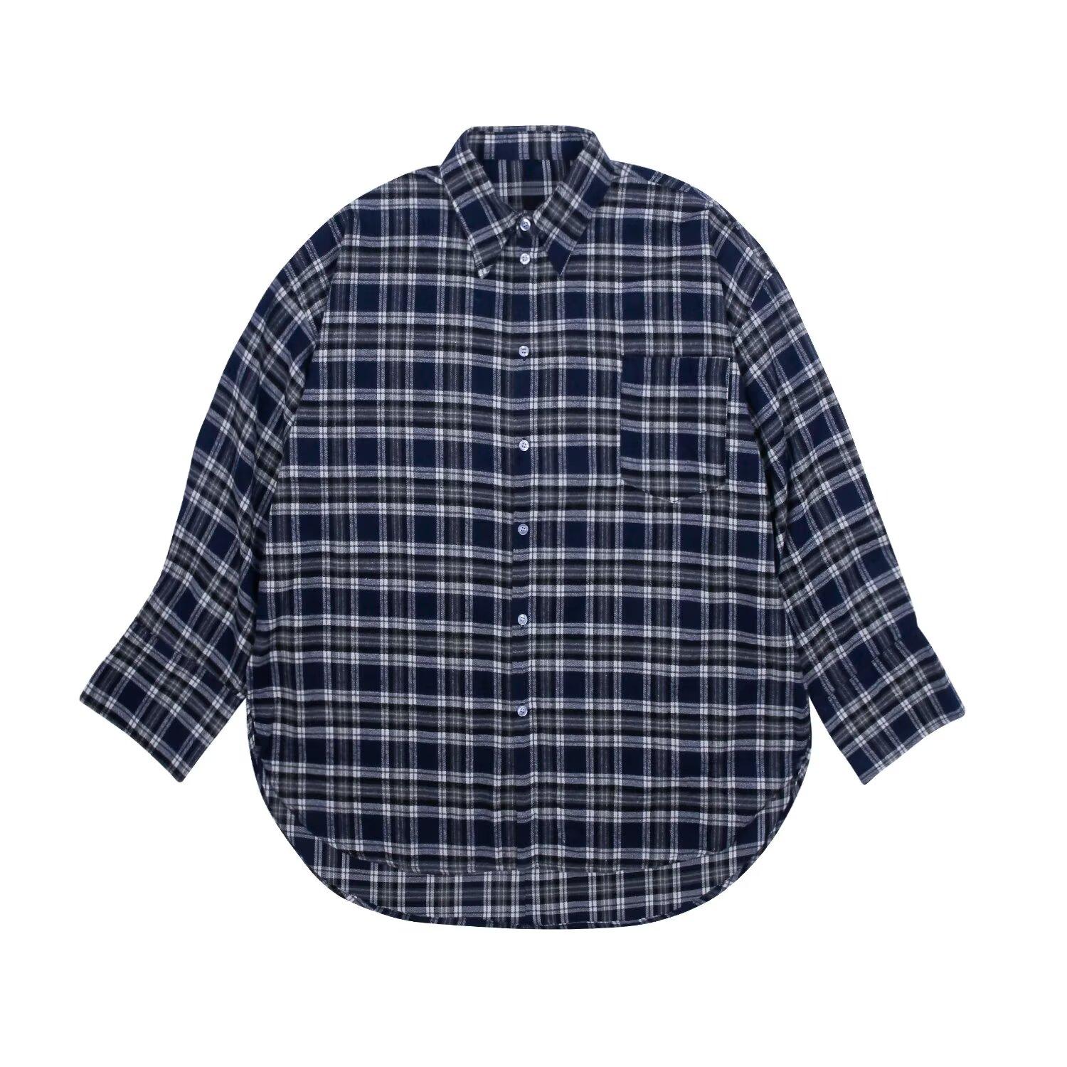 

Рубашка с длинным рукавом с буквенным принтом 2024 года в японском стиле в стиле Гонконга, свободная рубашка для мальчиков, летнее модное универсальное повседневное пальто 2XL чёрный