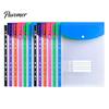 Waterproof Storage Pouch Clear Document Bags, A4 Letter Size File Folders with 11 Visible Bag Holes, Bags for Office And School Durable Protector