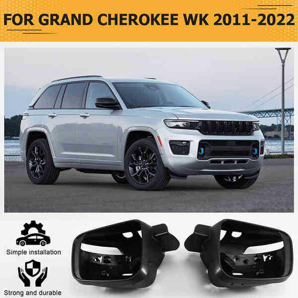 

Rearview Mirror Frame with Puddle Light Hole (1 Pair) for 2011-2022 Jeep Grand Cherokee WK & Dodge Durango None